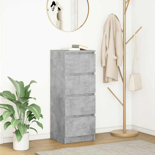 Skjenk betonggrå 37,5x35x99 cm konstruert tre
