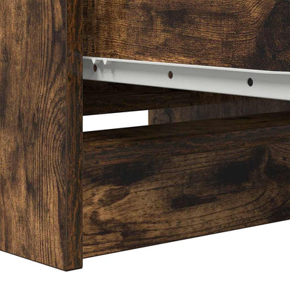 Skjenk røkt eik 37,5x35x99 cm konstruert tre