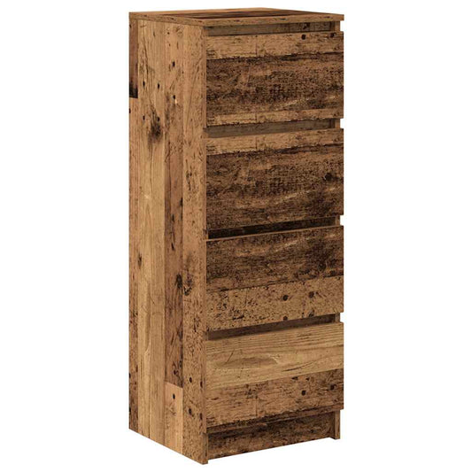Skjenk gammelt tre 37,5x35x99 cm konstruert tre