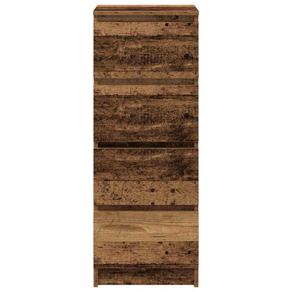 Skjenk gammelt tre 37,5x35x99 cm konstruert tre