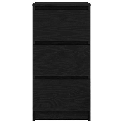 Skjenk svart eik 37,5x35x76 cm konstruert tre