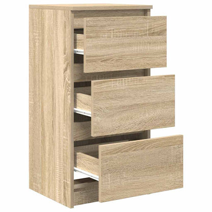 Skjenk sonoma eik 37,5x35x76 cm konstruert tre