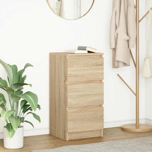 Skjenk sonoma eik 37,5x35x76 cm konstruert tre