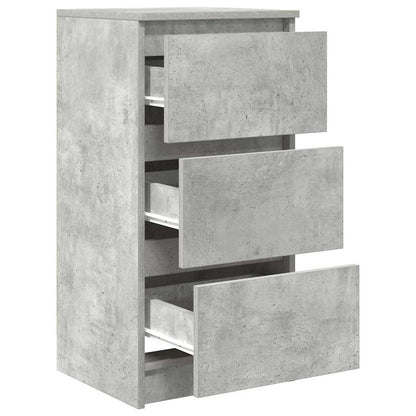 Skjenk betonggrå 37,5x35x76 cm konstruert tre