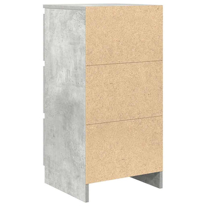 Skjenk betonggrå 37,5x35x76 cm konstruert tre