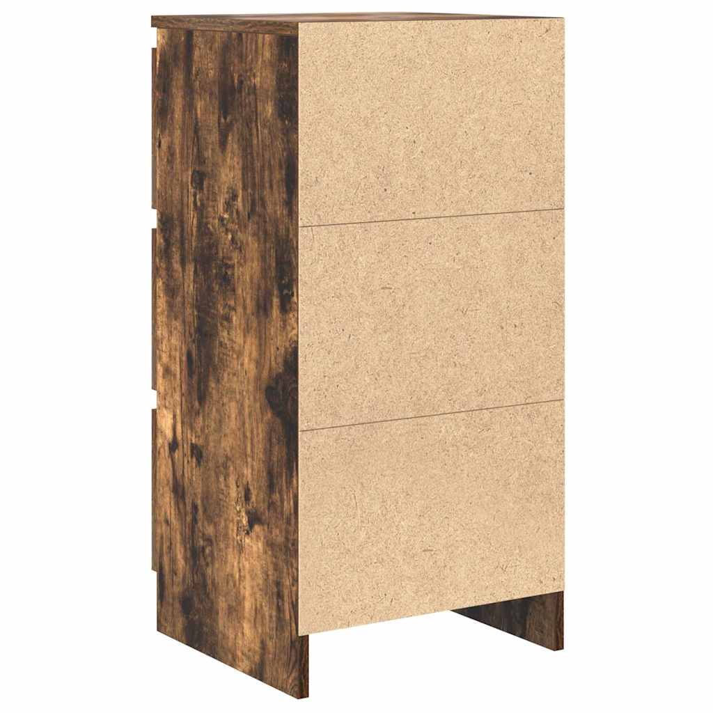 Skjenk røkt eik 37,5x35x76 cm konstruert tre