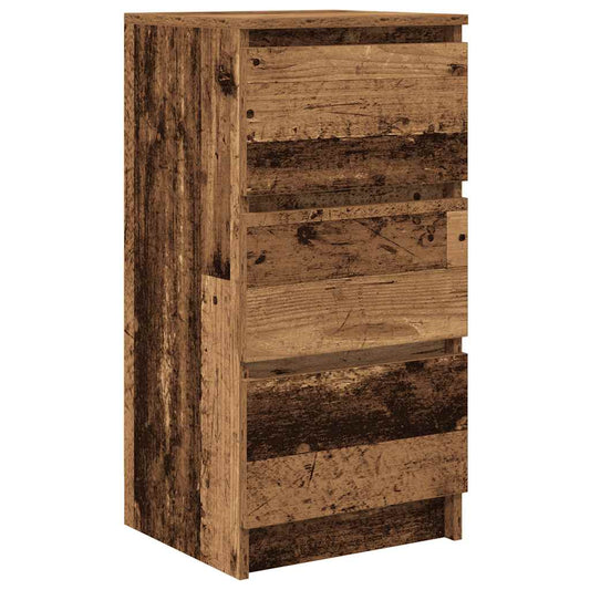 Skjenk gammelt tre 37,5x35x76 cm konstruert tre