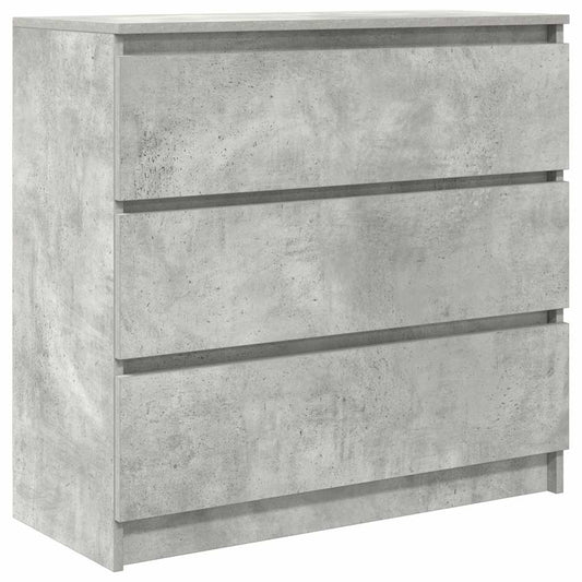Skjenk betonggrå 80x35x76 cm konstruert tre