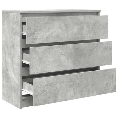 Skjenk betonggrå 80x35x76 cm konstruert tre