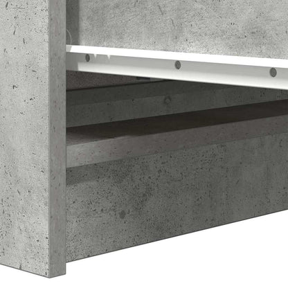 Skjenk betonggrå 80x35x76 cm konstruert tre