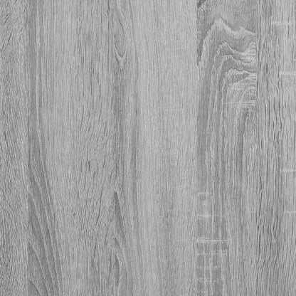 Skjenk grå sonoma 80x35x76 cm konstruert tre