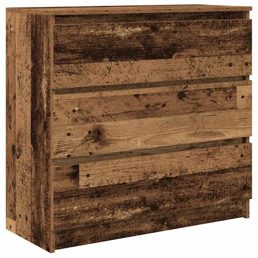 Skjenk gammelt tre 80x35x76 cm konstruert tre