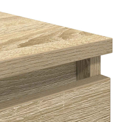 Skjenk sonoma eik 37,5x35x76 cm konstruert tre