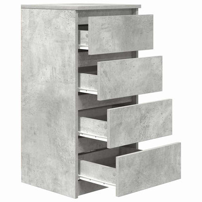 Skjenk betonggrå 37,5x35x76 cm konstruert tre
