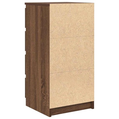 Skjenk brun eik 37,5x35x76 cm konstruert tre