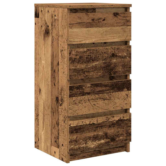 Skjenk gammelt tre 37,5x35x76 cm konstruert tre