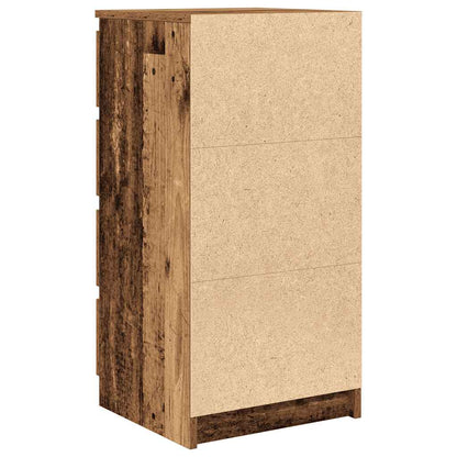 Skjenk gammelt tre 37,5x35x76 cm konstruert tre