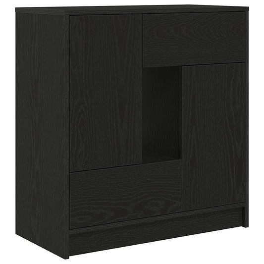 Skjenk med skuffer og dører hvit 70,5x34x74,5 cm