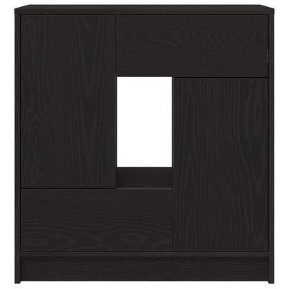 Skjenk med skuffer og dører hvit 70,5x34x74,5 cm