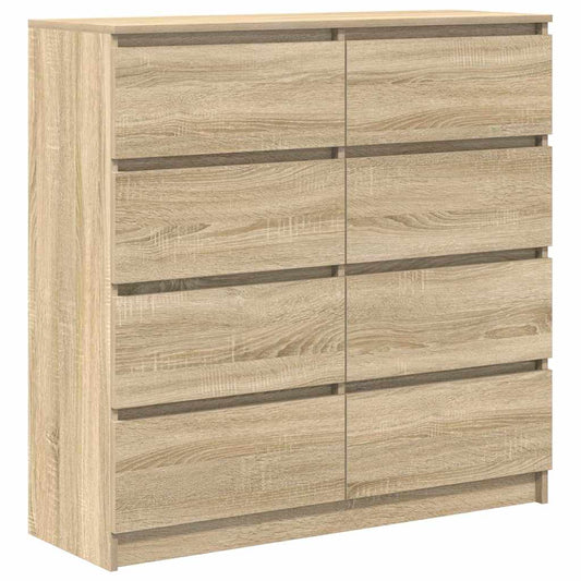 Skjenk sonoma eik 100x35x99 cm konstruert tre