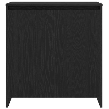 Skjenk svart eik 70x41x75 cm konstruert tre