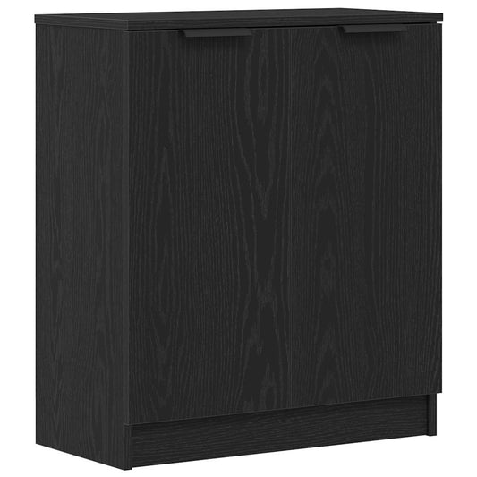 Sideboard Svart Eik 60x30x70 cm Konstruert Tre