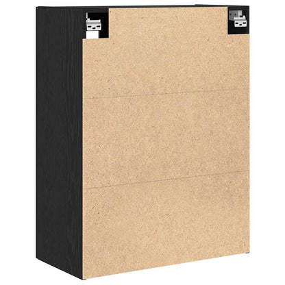 Veggskap Veggmontert Svart eik 69.5 x 34 x 90 cm