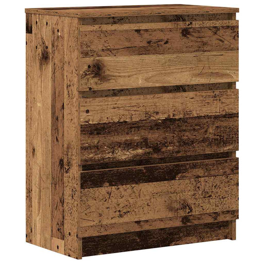 Skjenk gammelt tre 60x35x76 cm konstruert tre