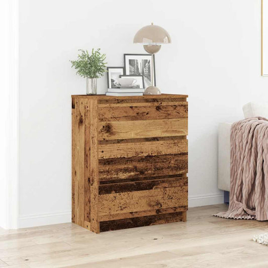 Skjenk gammelt tre 60x35x76 cm konstruert tre