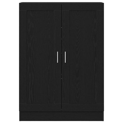 Bokhylle i Svart Eik 82,5x30,5x115 cm i Konstruert Tre