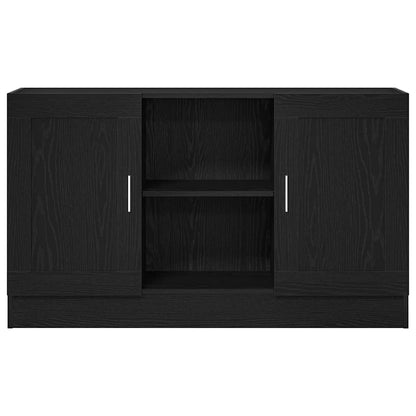 Skjenk i svart eik 120x30,5x70 cm laget av konstruert tre