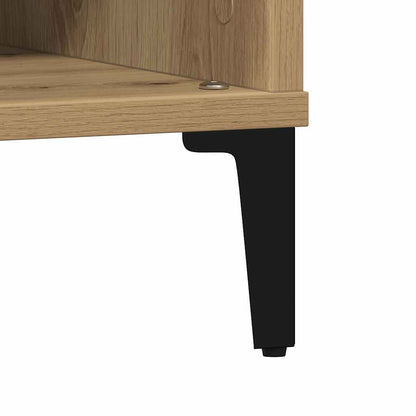 Kaffebord Artisan Eik 60x60x30 cm Konstruert Tre