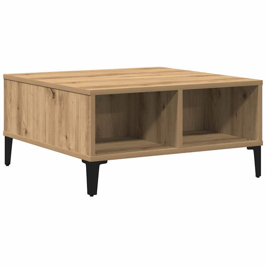 Kaffebord Artisan Eik 60x60x30 cm Konstruert Tre