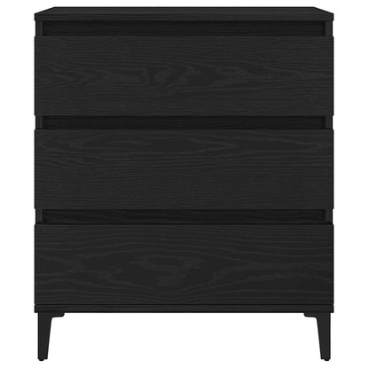 Skap Svart Eik 60x35x70 cm Konstruert Tre