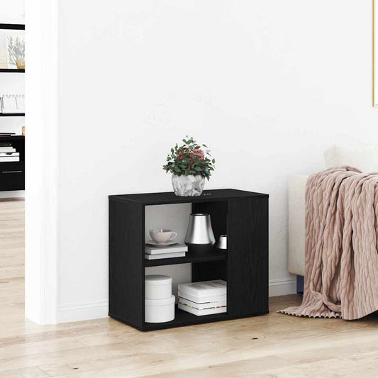 Sideboard i svart eik 60x30x50 cm laget av konstruert tre
