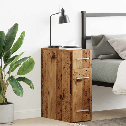 Apoteker skap i gammelt tre 20x45,5x60 cm laget av konstruert tre