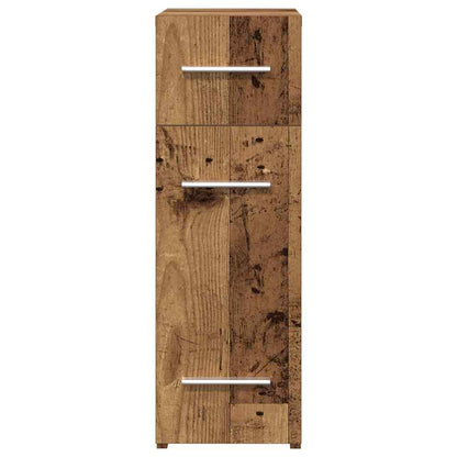 Apoteker skap i gammelt tre 20x45,5x60 cm laget av konstruert tre