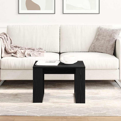 Svart Eik Sidebord - 50x50x35 cm, Laget av Ingeniørt Tre