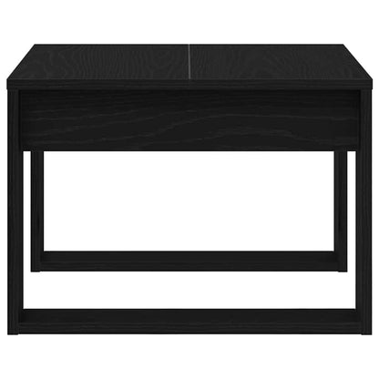 Svart Eik Sidebord - 50x50x35 cm, Laget av Ingeniørt Tre
