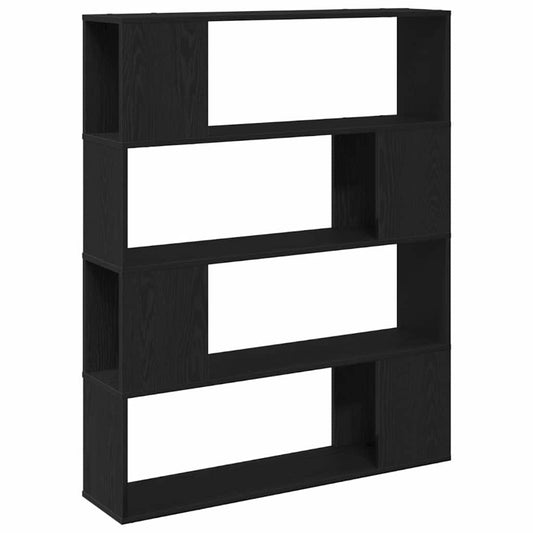 Bokhylle i Svart Eik 100x24x124 cm laget av Konstruert Tre
