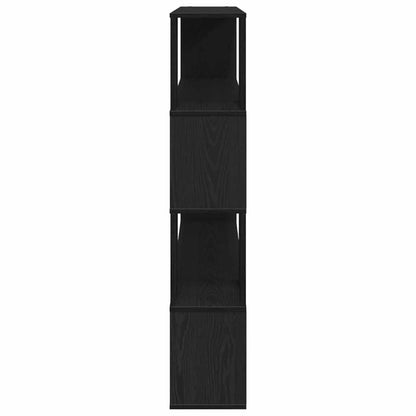 Bokhylle i Svart Eik 100x24x124 cm laget av Konstruert Tre