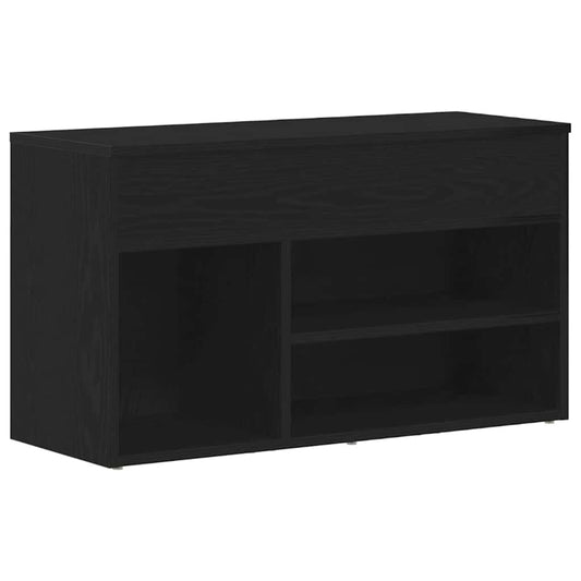 Benk for gangen - Svart eik 60x30x45 cm i ingeniørtre