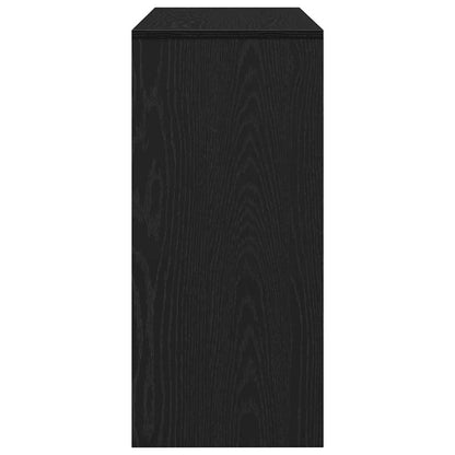 Svart Eike Konsollbord - 100x35x76.5 cm - Konstruert Tre