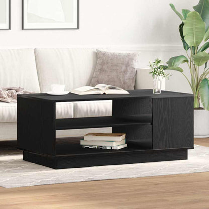 Svart Eik Kaffebord 102x55x43 cm Laget av Ingeniørtre