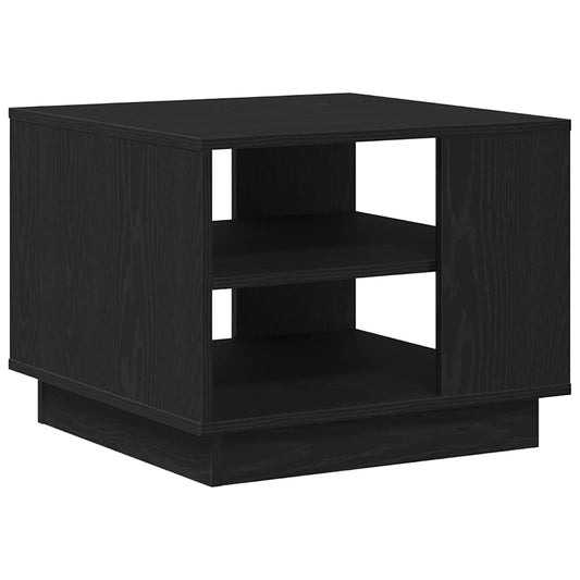 Svart Eik Kaffebord 55x55x42 cm Laget av Konstruert Tre