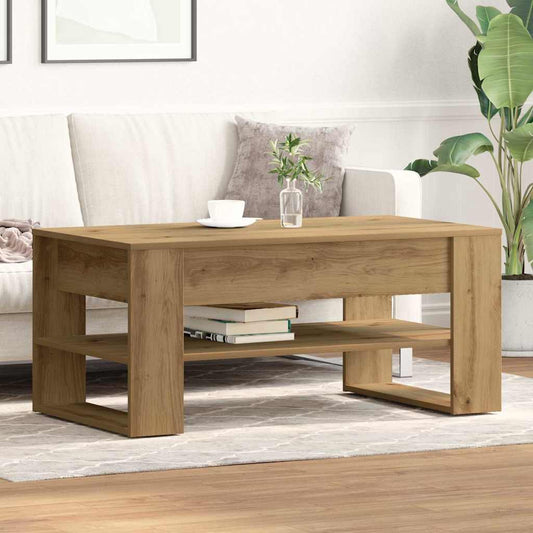 Kaffe bord Artisan Eik 102x55x45 cm Konstruert Tre