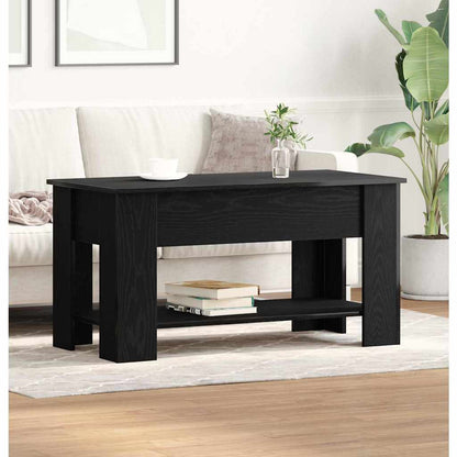 Svart Eik Kaffebord - 101x49x52 cm Laget av Ingengjert Tre
