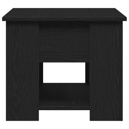 Svart Eik Kaffebord 79x49x41 cm Laget av konstruert tre