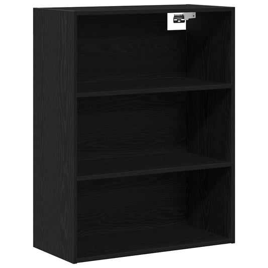 Hengende Veggskap Svart Eik 69,5 x 32,5 x 90 cm Konstruert tre