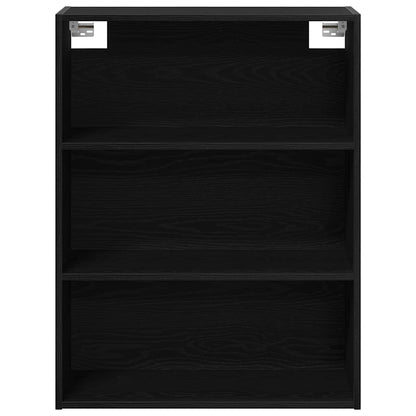 Hengende Veggskap Svart Eik 69,5 x 32,5 x 90 cm Konstruert tre